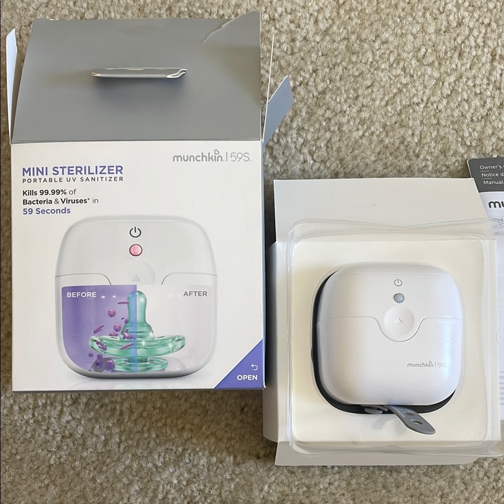 Munchkin Mini Sterilizer Portable UV Sanitizer